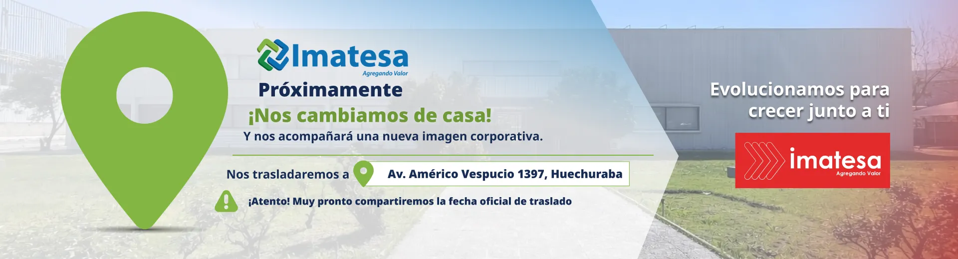 Nueva ubicación Imatesa Nueva ubicación Imatesa